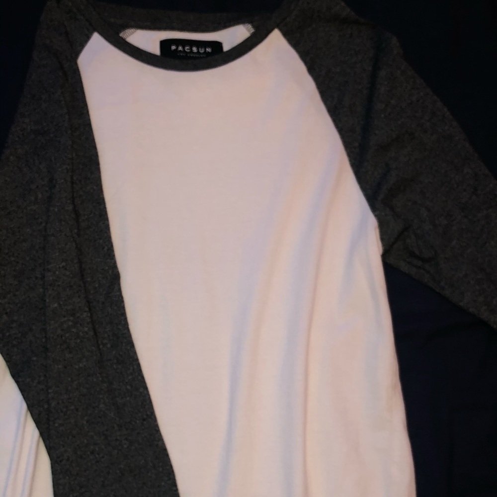 Pascun long sleeve (white/grey sleeves) sm tee